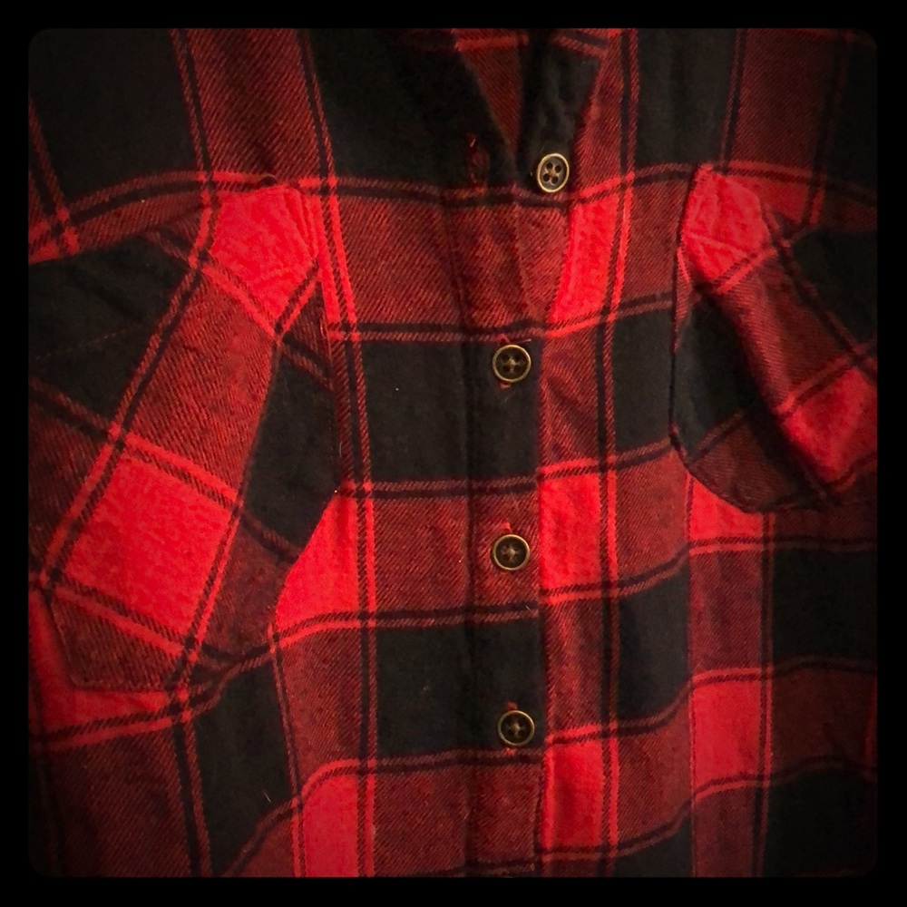 Red Flannel Dress